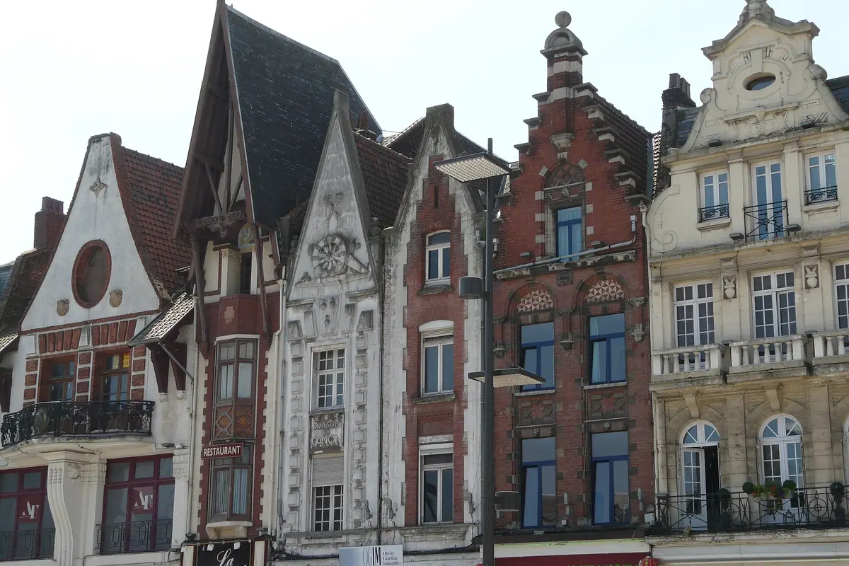 Façades à pignons de la Grand'Place de Béthune